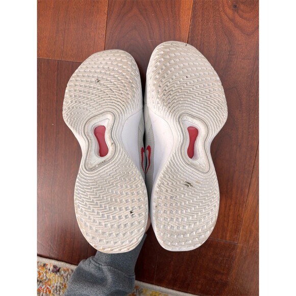 NikeCourt Air Max Volley Women's Tennis Shoes Light Bone/Lobster Size 8 - Picture 4 of 5